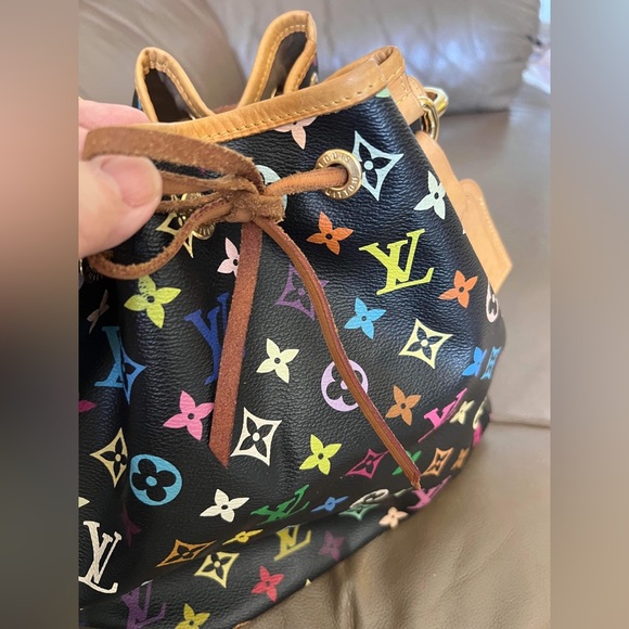 LOUIS VUITTON
Black Monogram Multicolore Petit Noe Bag - Picture 14 of 16